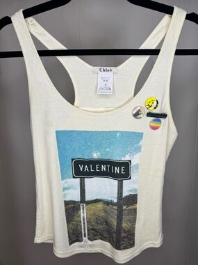 Rare Vintage 2001 Chloé by Stella McCartney "Valentine" Tank - Collector’s Piece